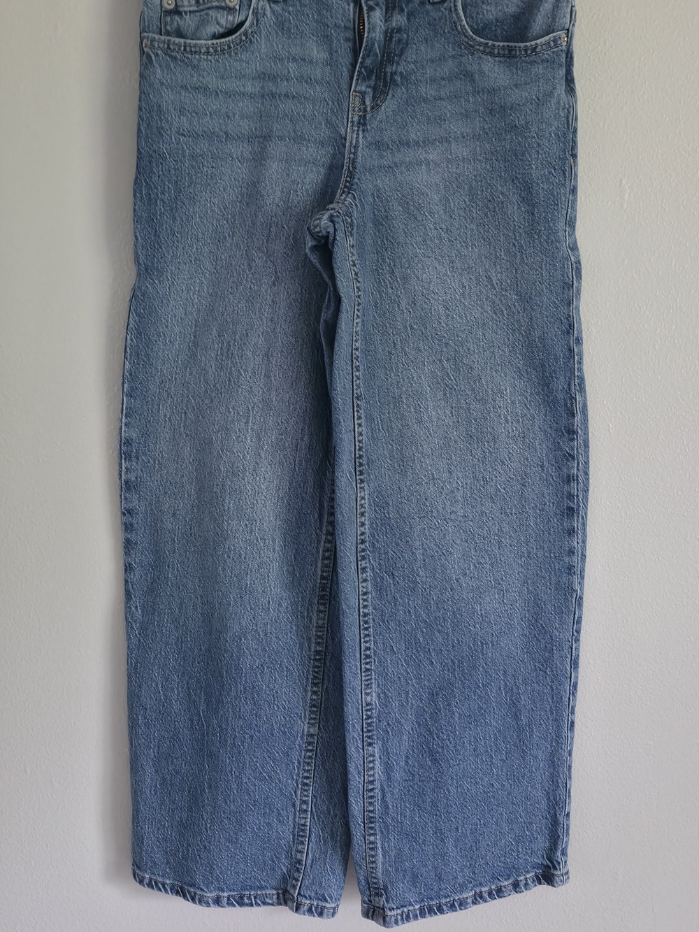 Kids Light Blue Baggy/Wide-Leg Jeans